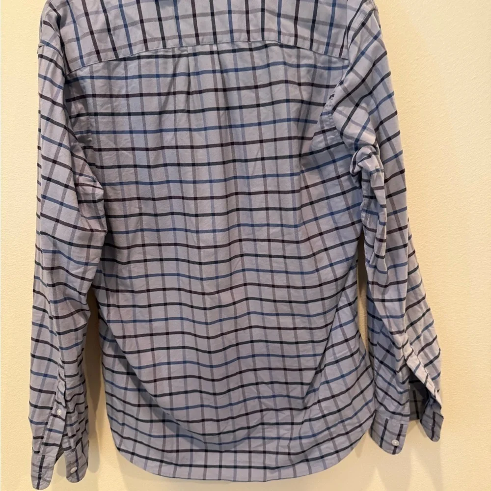 J. Crew Men's Light Blue Checkered Shirt
